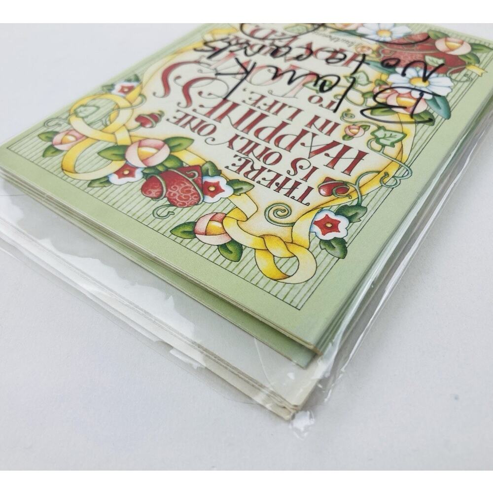 Mary Engelbreit Stationery Lot Journal Note Cards Memo Pad Whatever Like Happy - Picture 8 of 16